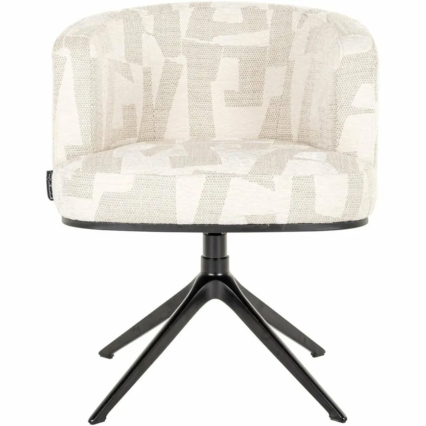 Richmond Interiors Draaifauteuil Cheyenne Beige graffic