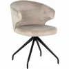 Richmond Interiors Draaistoel Milly khaki velvet Fusion cream 02