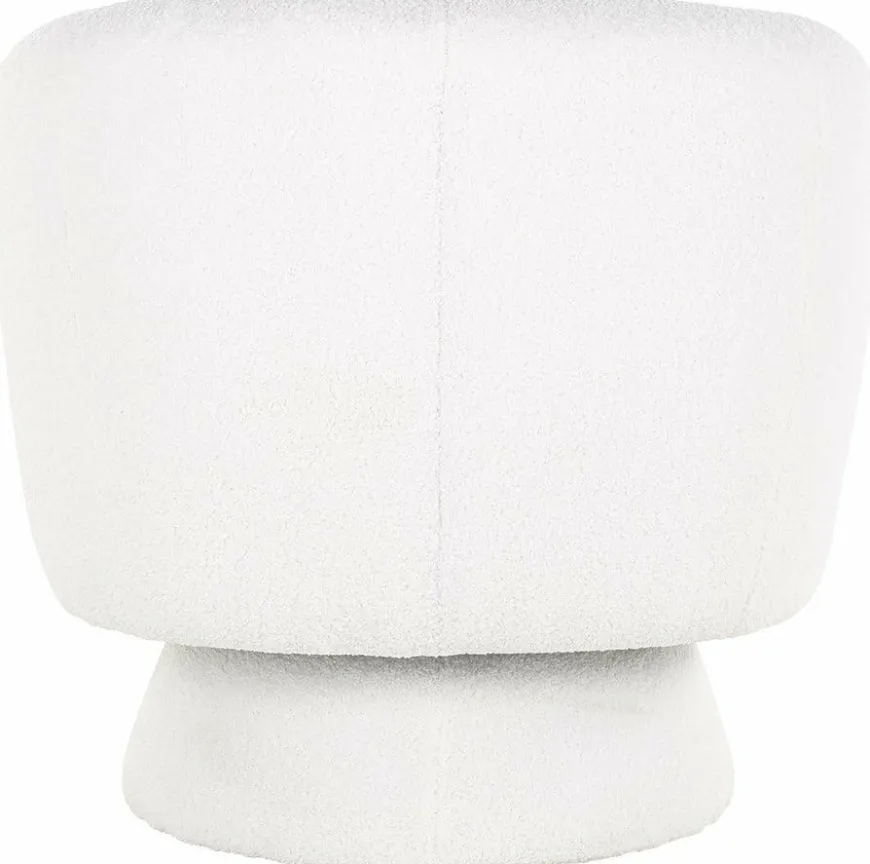 Richmond Interiors Draaifauteuil Senna white furry
