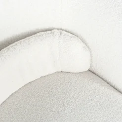 Richmond Interiors Draaifauteuil Senna white furry