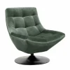 Richmond Interiors Draaifauteuil Richelle Jade Velvet (Genova 504 Jade)