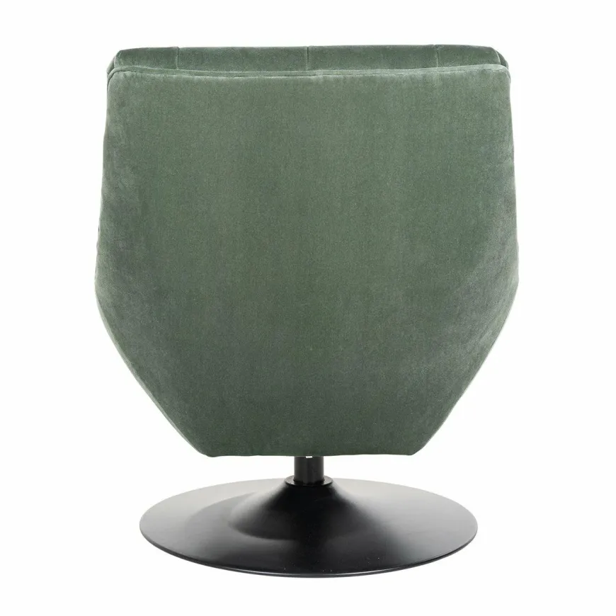 Richmond Interiors Draaifauteuil Richelle Jade Velvet (Genova 504 Jade)