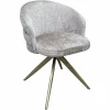 Richmond Interiors Draaifauteuil Zendaya Niagara 104 Stone Chenille