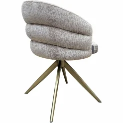 Richmond Interiors Draaifauteuil Zendaya Niagara 104 Stone Chenille