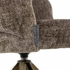 Richmond Interiors Draaifauteuil Zendaya Niagara 104 Stone Chenille