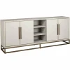 Richmond Interiors Dressoir Whitebone brass 4-deuren (Verona Grey)