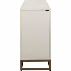 Richmond Interiors Dressoir Whitebone brass 4-deuren (Verona Grey)
