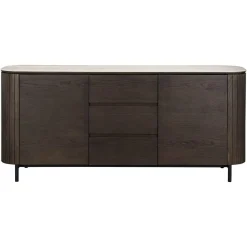 Richmond Interiors Dressoir Ritz 2-deurs 3-laden Bruin
