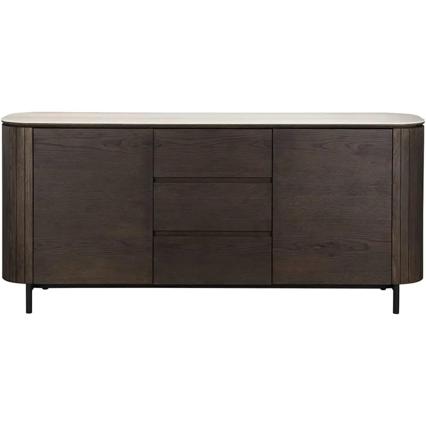 Richmond Interiors Dressoir Ritz 2-deurs 3-laden Bruin