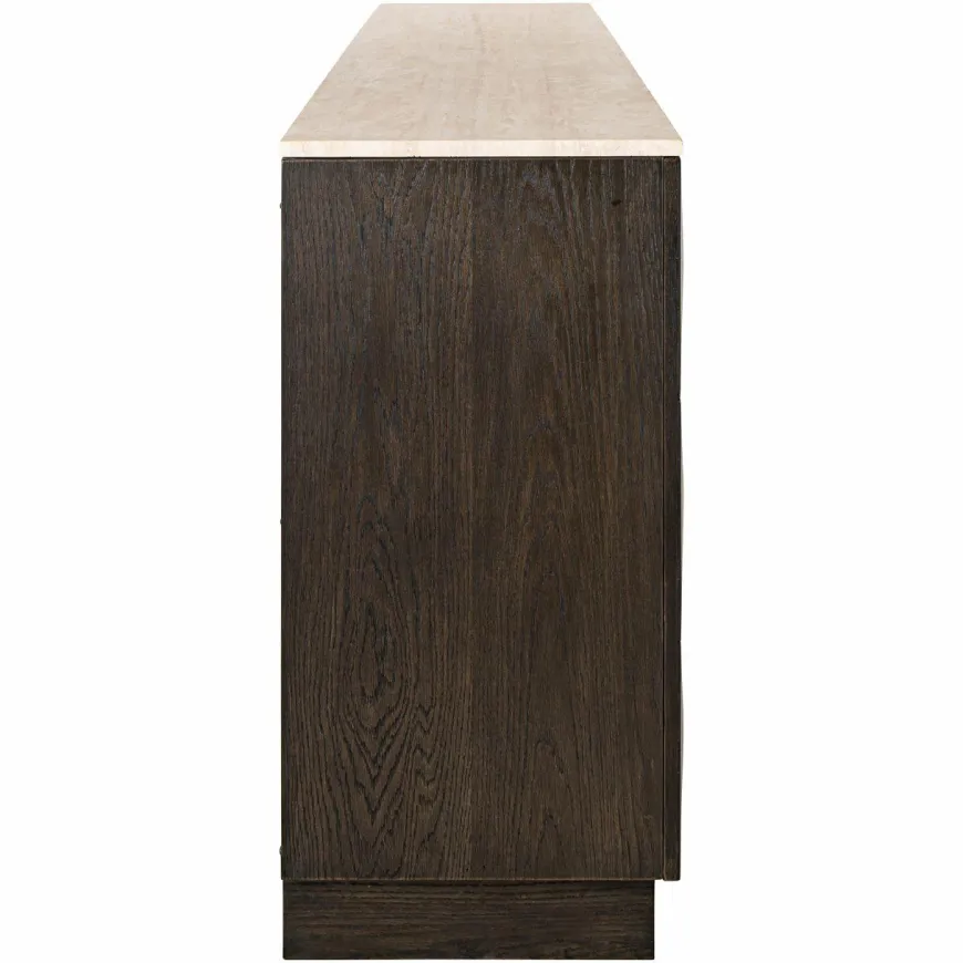 Richmond Interiors Dressoir Claremont brown 4-doors 2-shelves