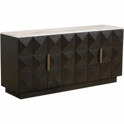 Richmond Interiors Dressoir Claremont 4-deurs Bruin