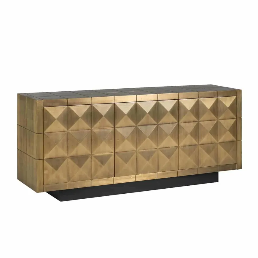 Richmond Interiors Dressoir Collada 3-deuren goud