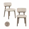 Richmond Interiors Eetkamerstoel Basker natural linear (Set of 2)