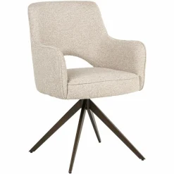 Richmond Interiors Eetkamerstoel Ginerva biscotti swivel