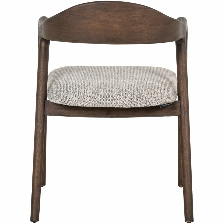 Richmond Interiors Eetkamerstoel Mihara mocca fancy