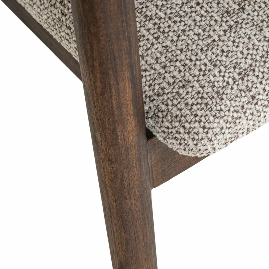 Richmond Interiors Eetkamerstoel Mihara mocca fancy