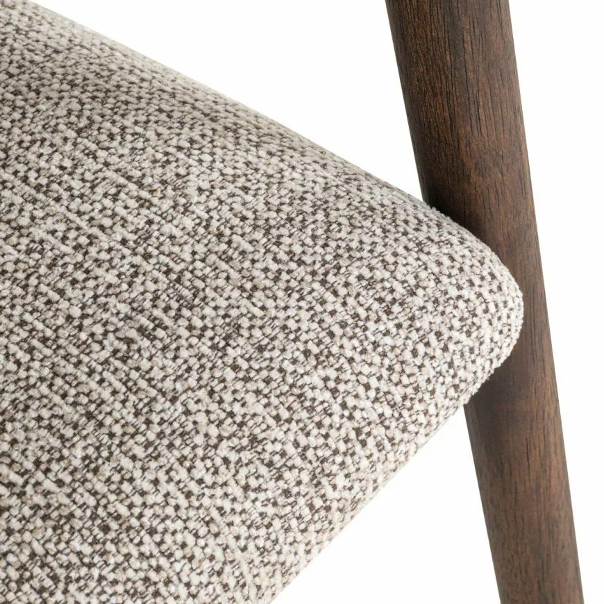 Richmond Interiors Eetkamerstoel Mihara mocca fancy