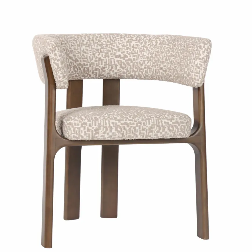 Richmond Interiors Eetkamerstoel Contigo natural geo