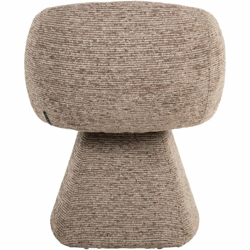 Richmond Interiors Eetkamerstoel Quiriro mocca linear swivel