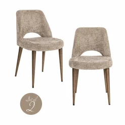 Richmond Interiors Eetkamerstoel Delphine lovely nature (Set van 2)