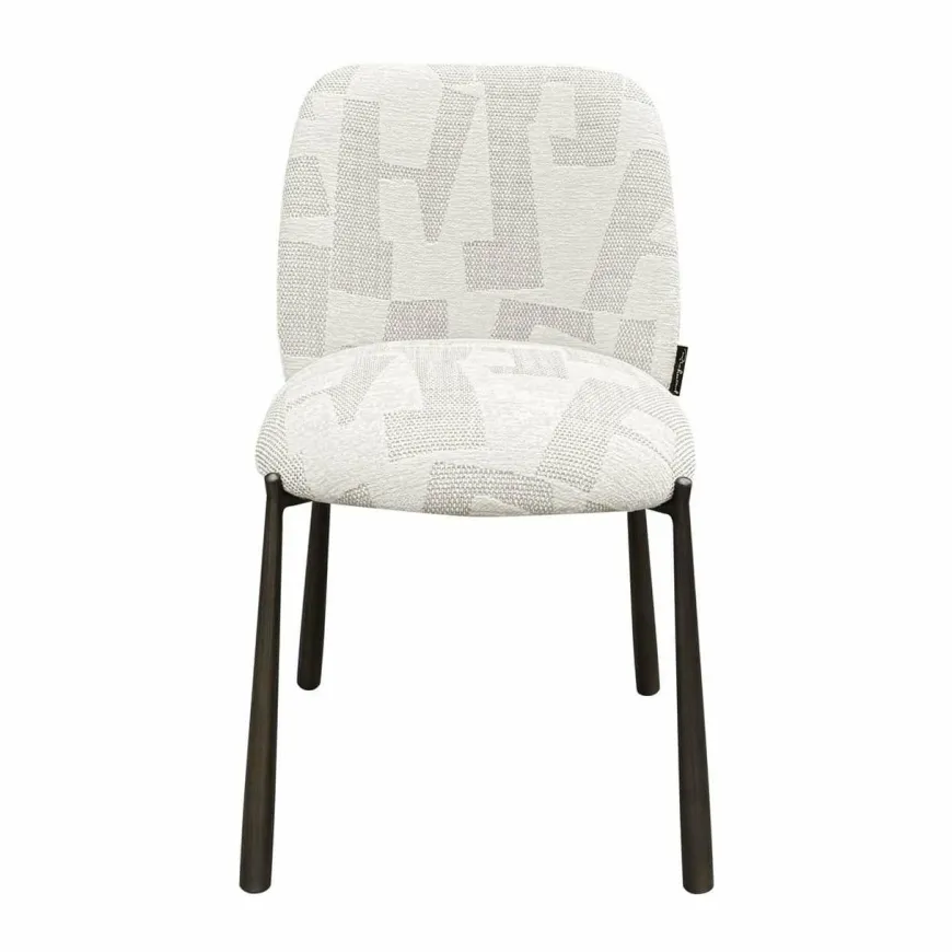 Richmond Interiors Eetkamerstoelen Lana set van 2 Beige graffic