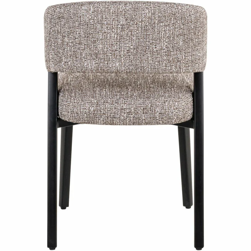 Richmond Interiors Eetkamerstoel Zeno earth tweed