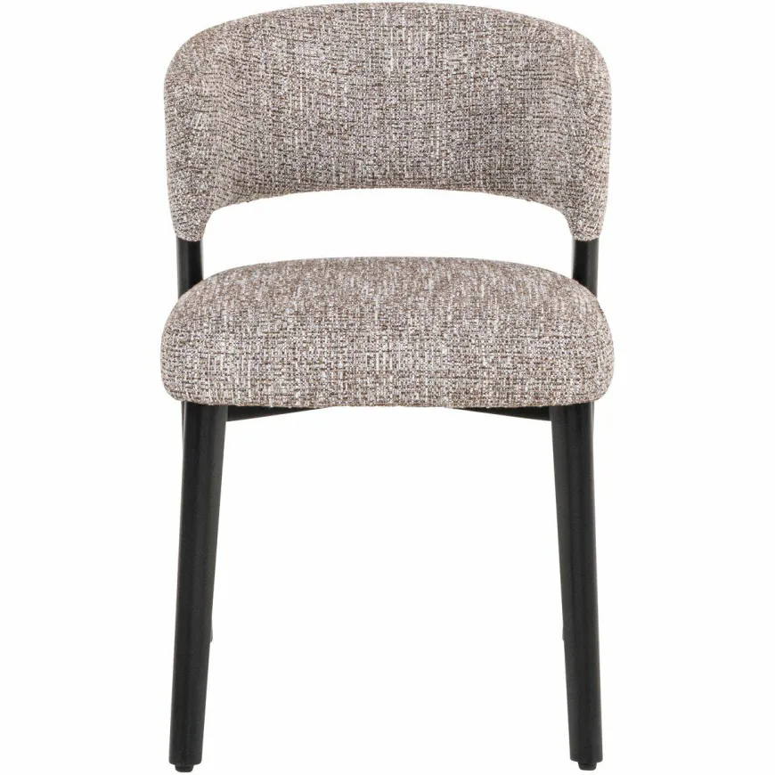 Richmond Interiors Eetkamerstoel Zeno earth tweed