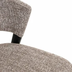 Richmond Interiors Eetkamerstoel Zeno earth tweed