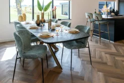 Richmond Interiors Eettafel Hayley 230 (Dark coffee)