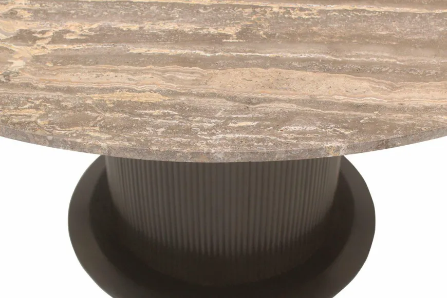 Richmond Interiors Eettafel Russo brown 140Ø