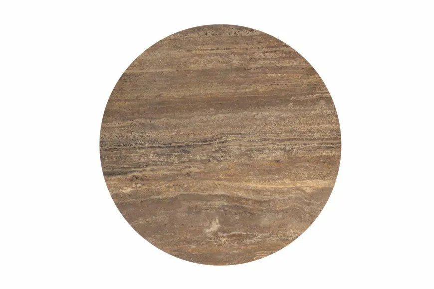 Richmond Interiors Eettafel Russo brown 140Ø