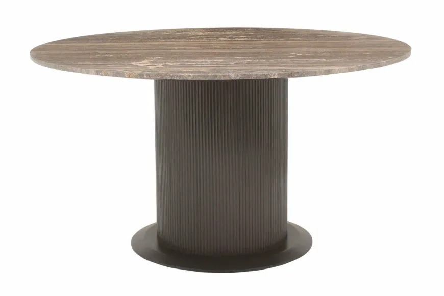 Richmond Interiors Eettafel Russo brown 140Ø