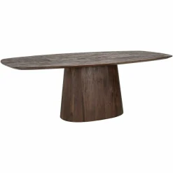 Richmond Interiors Eettafel Alix Deens ovaal 230 donkerbruin