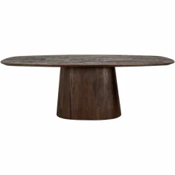 Richmond Interiors Eettafel Alix Deens ovaal 230 donkerbruin