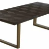 Richmond Interiors Eettafel Luxor diamant 230 bruin