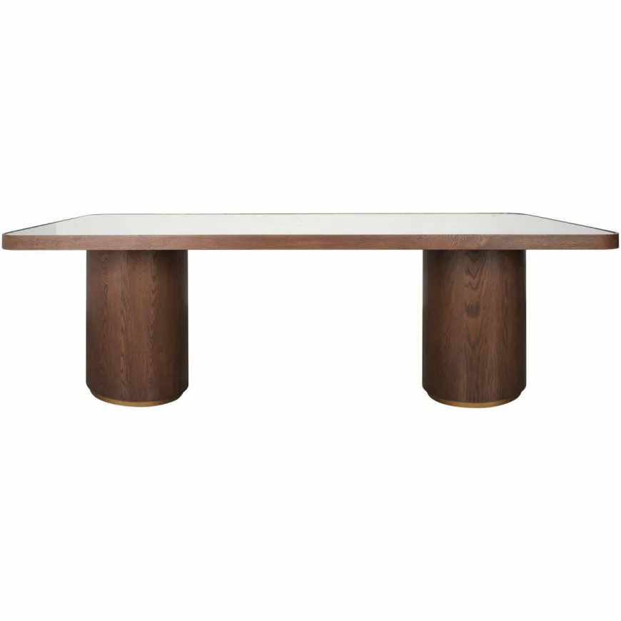 Richmond Interiors Eettafel Willox brown 235 including glass