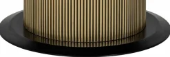 Richmond Interiors Eettafel Ironville Ø140 (Black/gold)