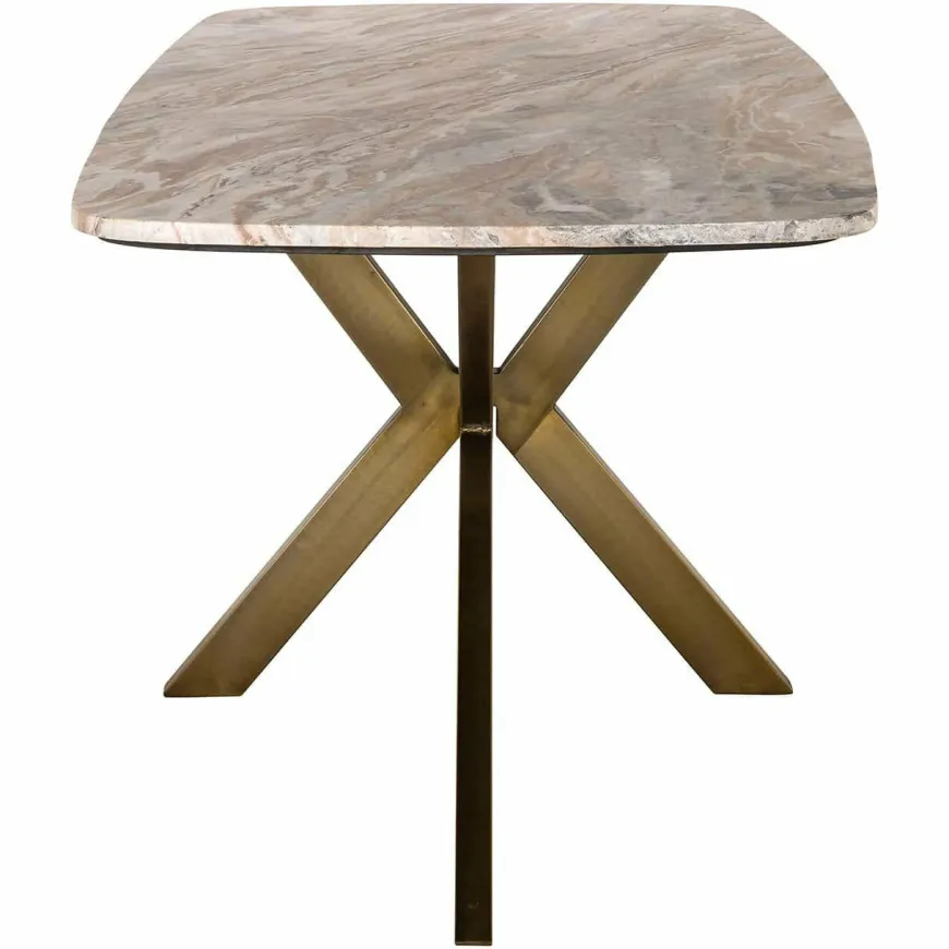Richmond Interiors Eettafel Bottega 190 deens ovaal wit