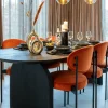 Richmond Interiors Eettafel Hudson 235 cm zwart