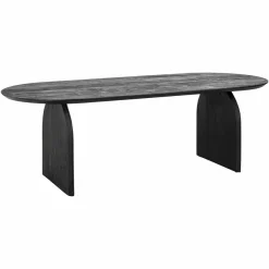 Richmond Interiors Eettafel Hudson 235 cm zwart