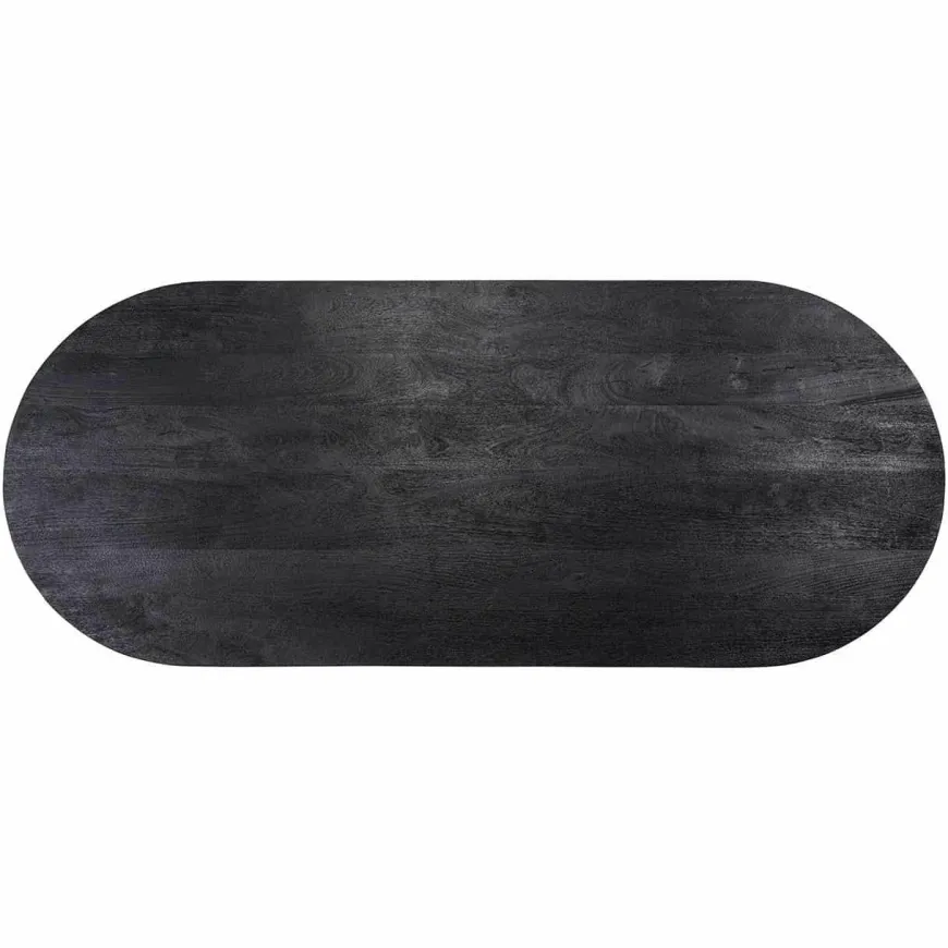 Richmond Interiors Eettafel Hudson 235 cm zwart