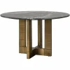 Richmond Interiors Eettafel Collada 130Ø zwart goud