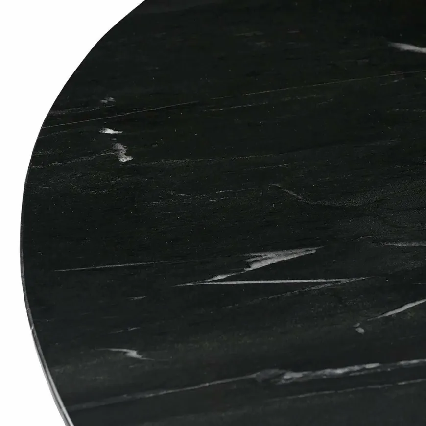 Richmond Interiors Eettafel Collada 130Ø zwart goud