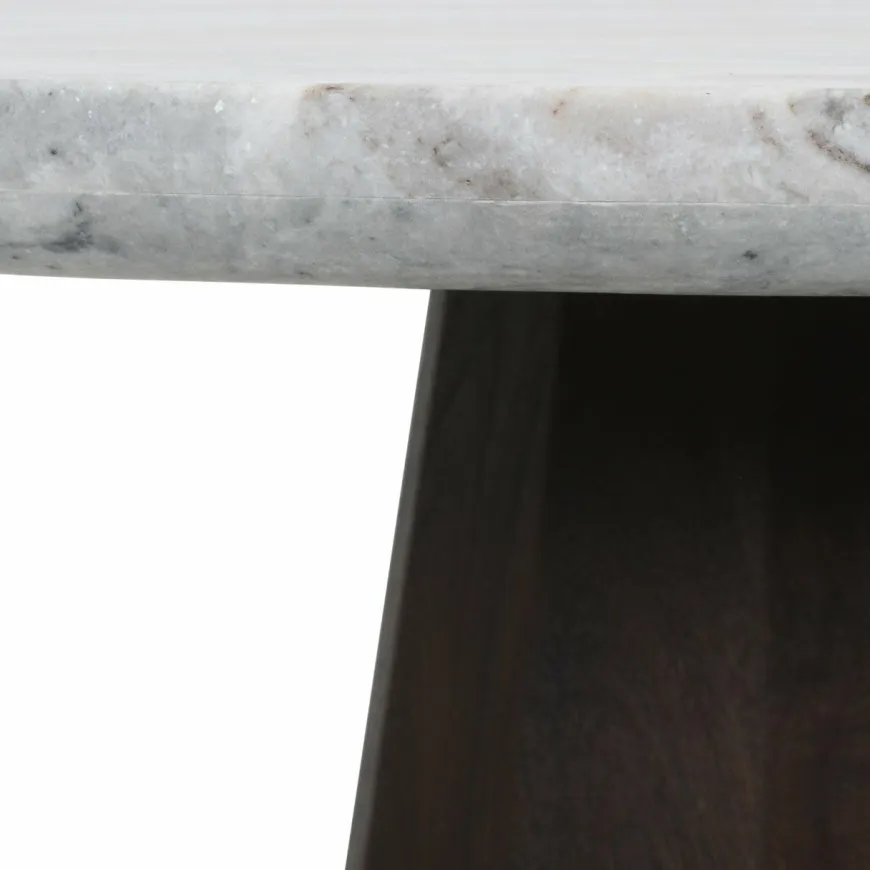 Richmond Interiors Eettafel Oberoy Blush beige 130Ø