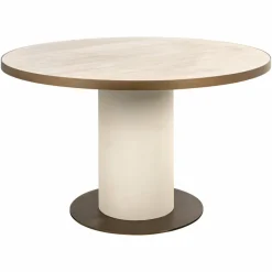 Richmond Interiors Eettafel Tivoli white 130Ø