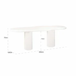Richmond Interiors Eettafel Bloomstone 260 cm