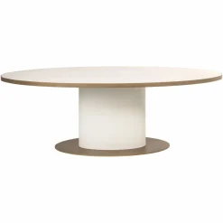 Richmond Interiors Eettafel Tivoli white oval 230