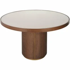Richmond Interiors Eettafel Willox brown 130Ø including glass