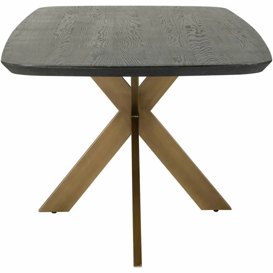 Richmond Interiors Eettafel Cambon 280 deens ovaal (Dark coffee)