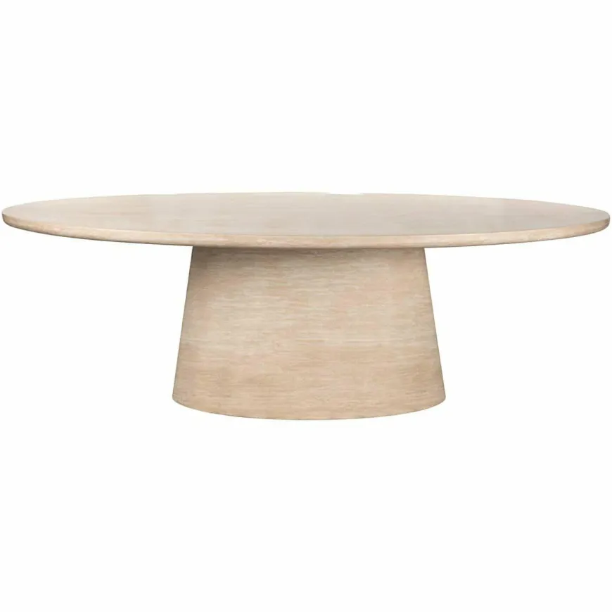 Richmond Interiors Eettafel Fictus Travertine faux Beige